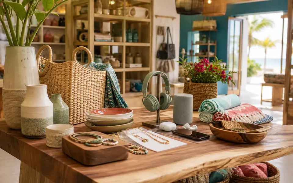 A curated island shop with beautiful everyday finds.