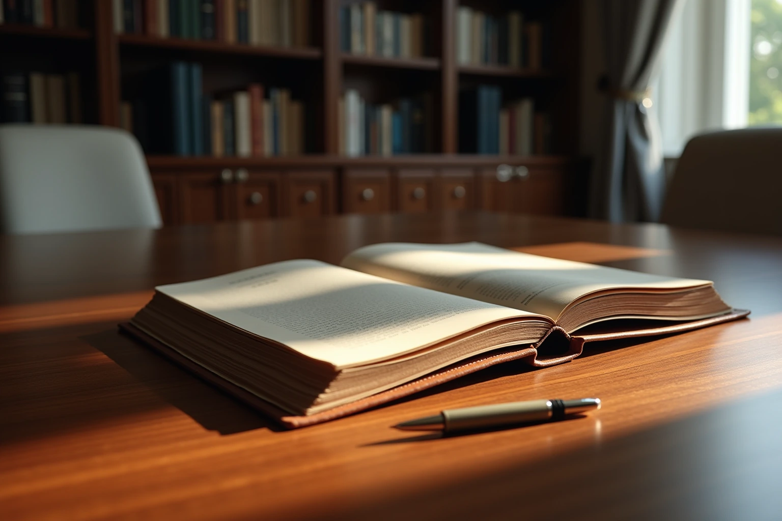 An open book illustrating professional advice.